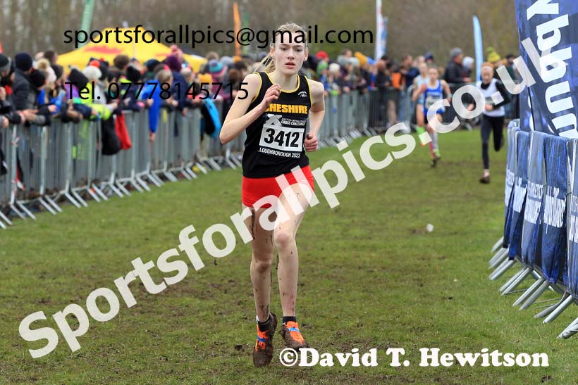 Girls Under-15s 2023 UK CAU Inter Counties Cross Country Champs, Prestwold Hall, Loughborough. Photo: David T. Hewitson/Sports for All Pics